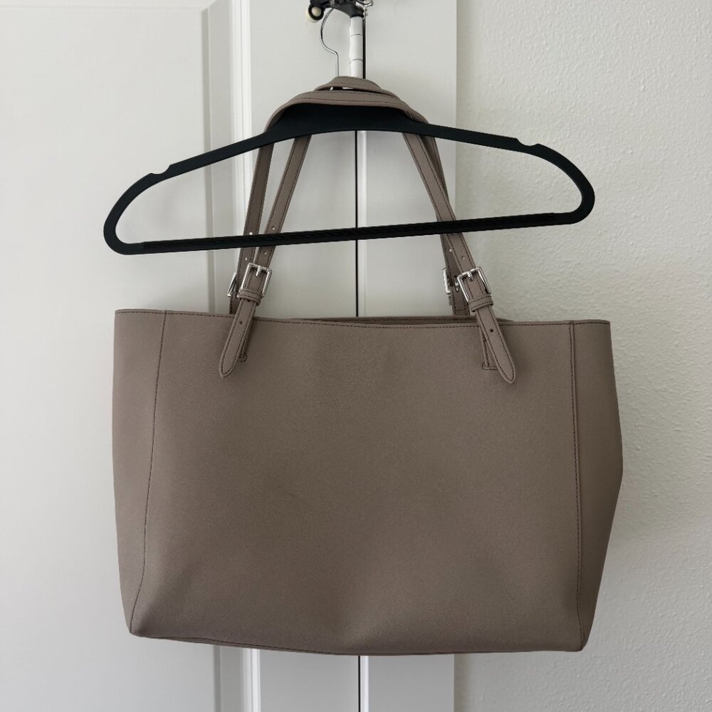 Tory Burch Large Tote, Grey - Picture 2 of 6